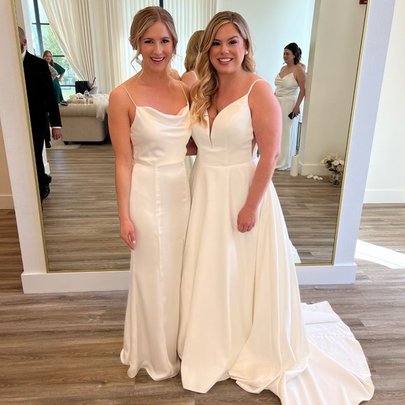 Amsale Long Dress Chloe - Ivory Amsale Long Dress Chloe - Ivory
